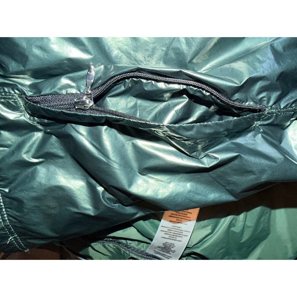 Calvin Klein Performance shiny green rain jacket size Medium - Picture 6 of 7